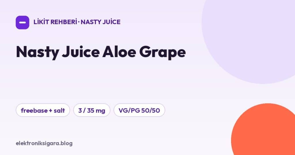 Nasty Juice Aloe Grape