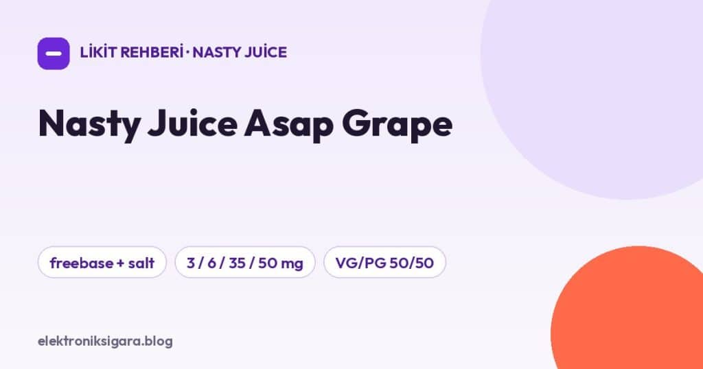 Nasty Juice Asap Grape