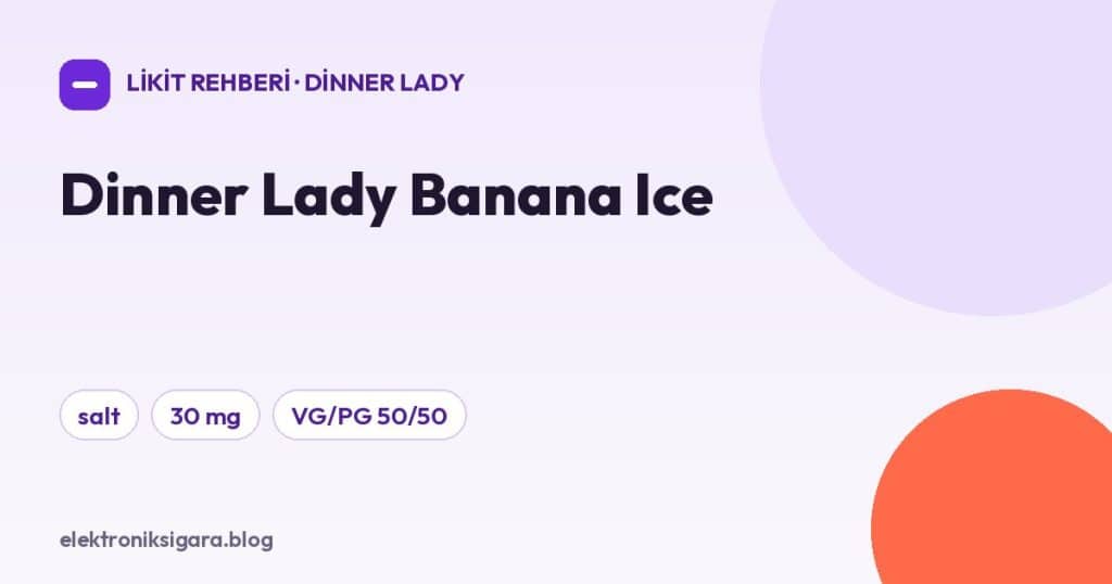 Dinner Lady Banana Ice