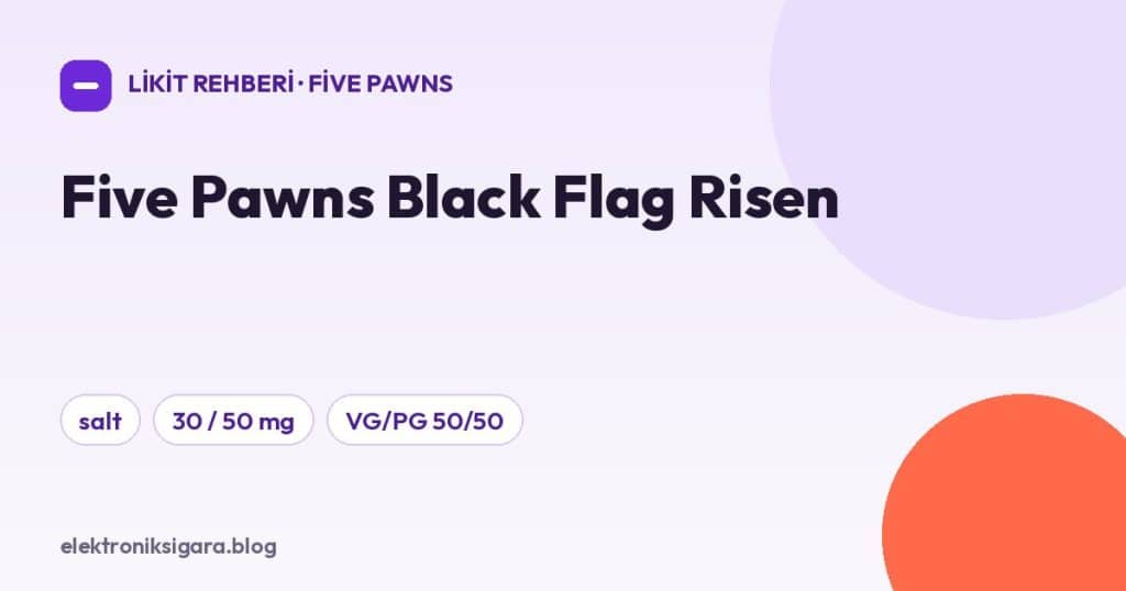Five Pawns Black Flag Risen