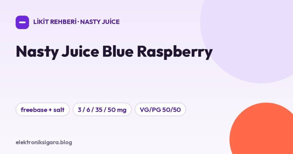 Nasty Juice Blue Raspberry