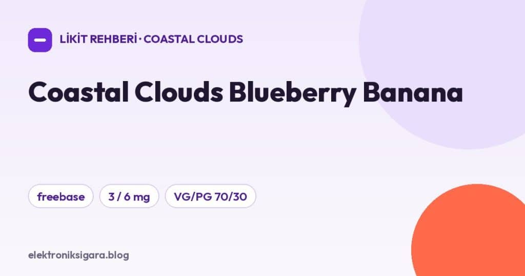 Coastal Clouds Blueberry Banana