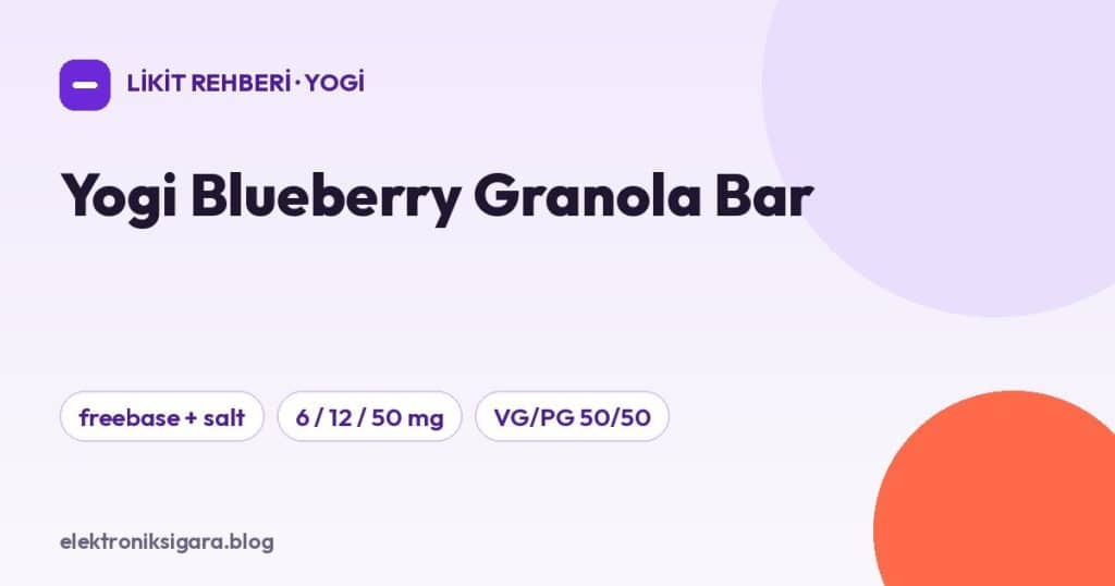 Yogi Blueberry Granola Bar