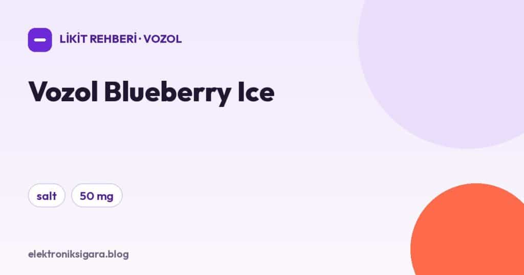 Vozol Blueberry Ice