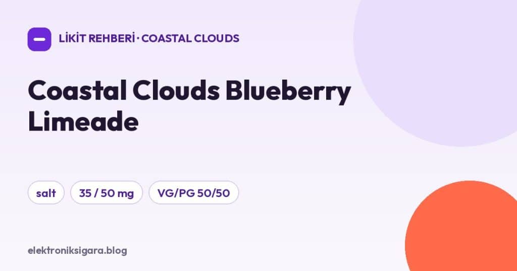 Coastal Clouds Blueberry Limeade