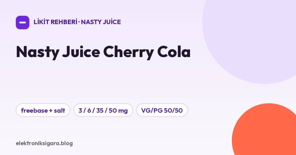 Nasty Juice Cherry Cola