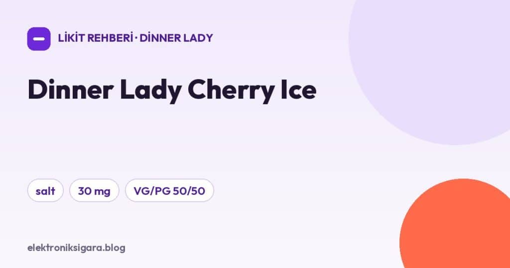 Dinner Lady Cherry Ice