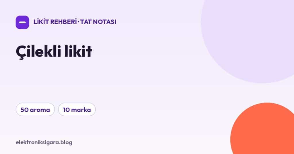 Çilekli likit