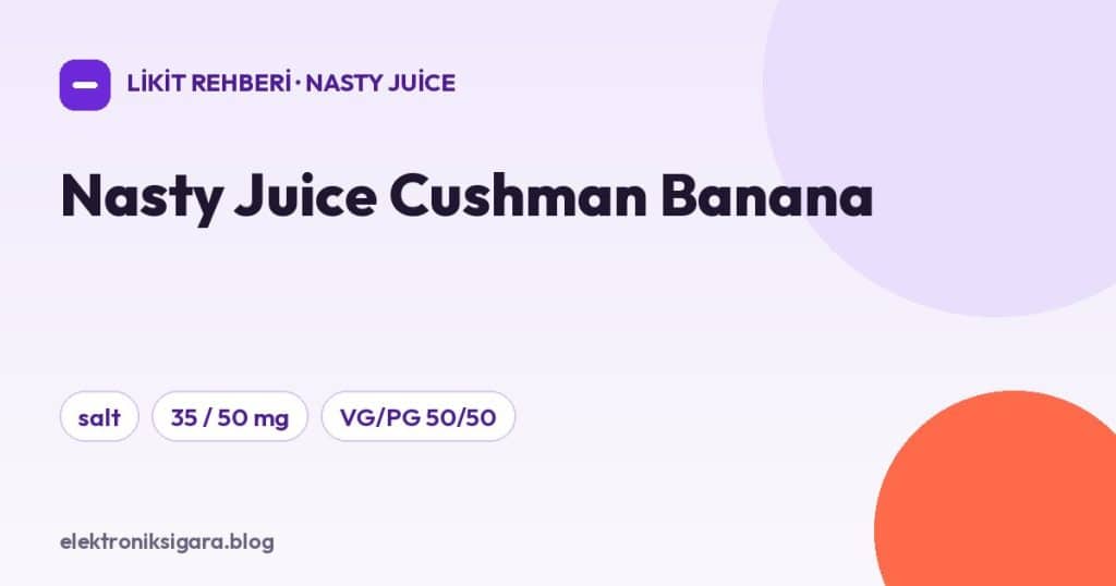 Nasty Juice Cushman Banana