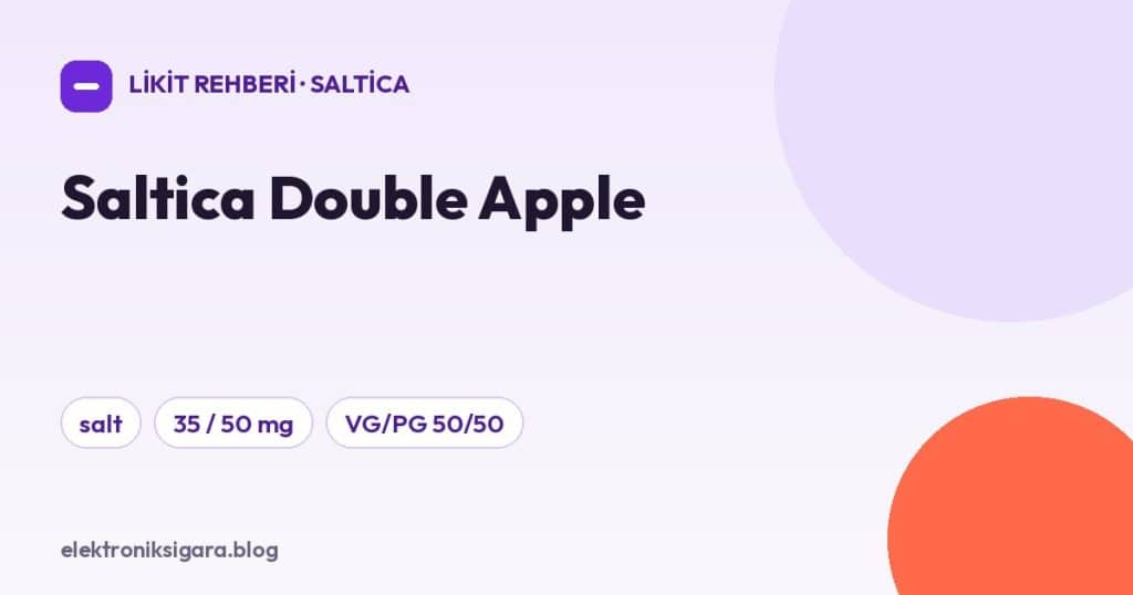 Saltica Double Apple