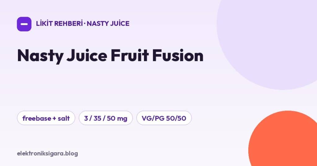 Nasty Juice Fruit Fusion