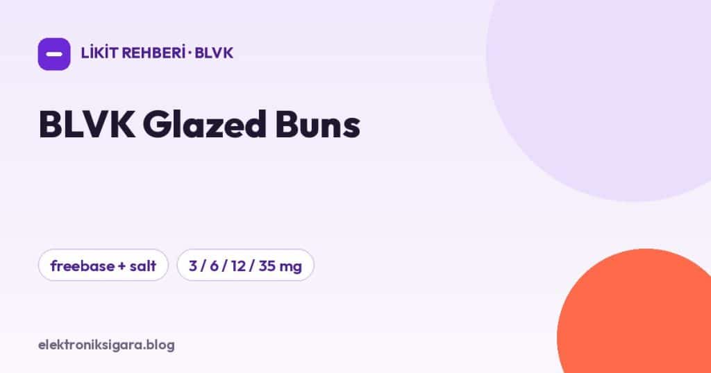 BLVK Glazed Buns