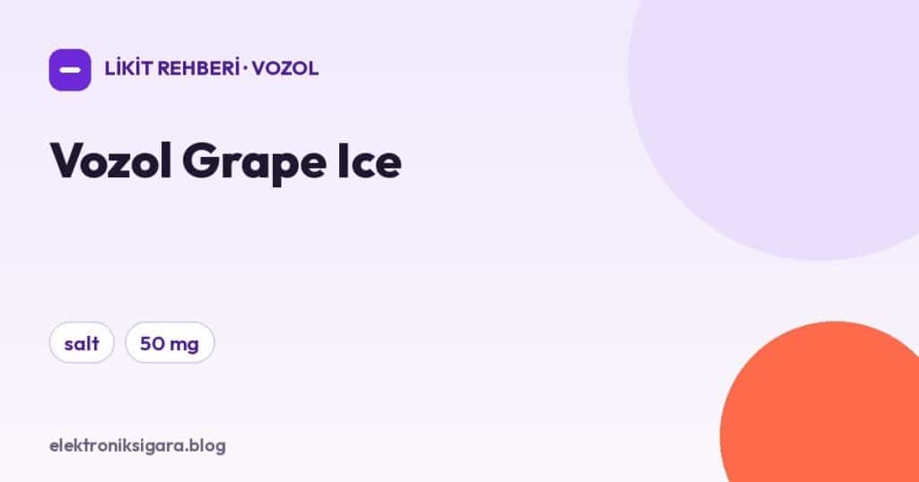 Vozol Grape Ice