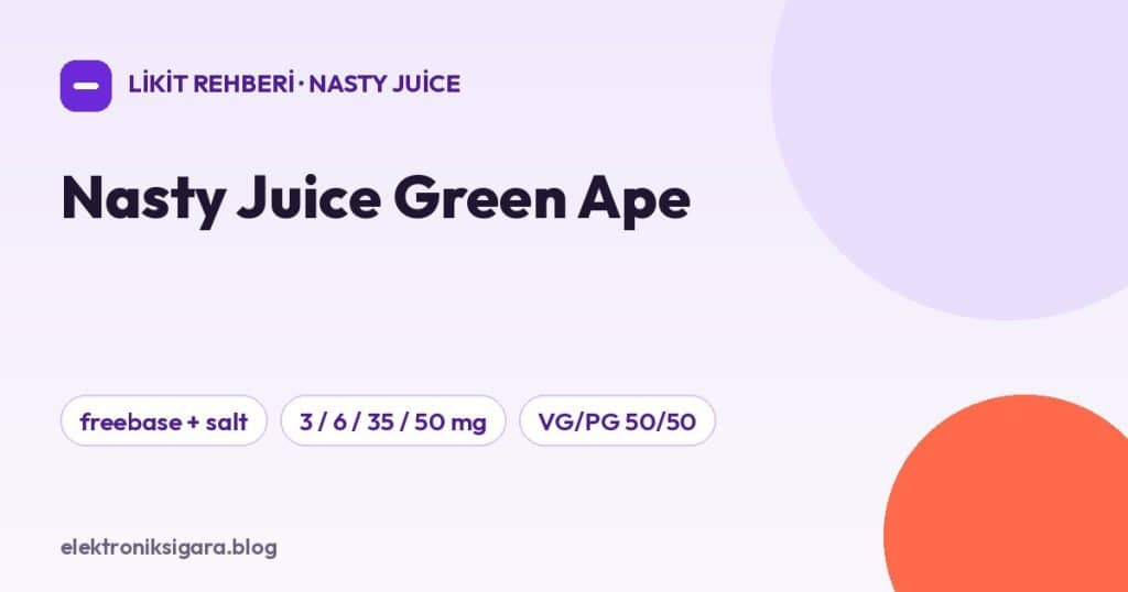 Nasty Juice Green Ape