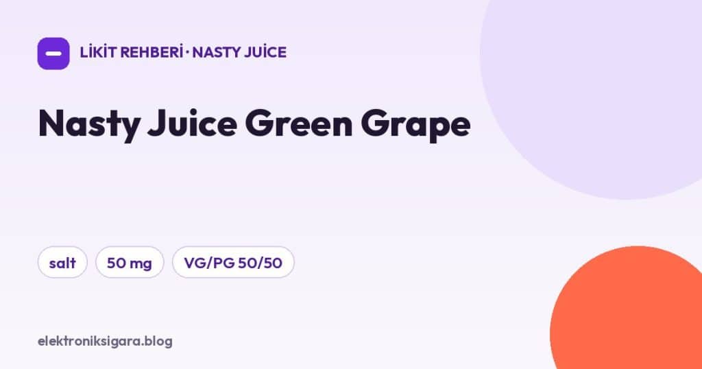 Nasty Juice Green Grape