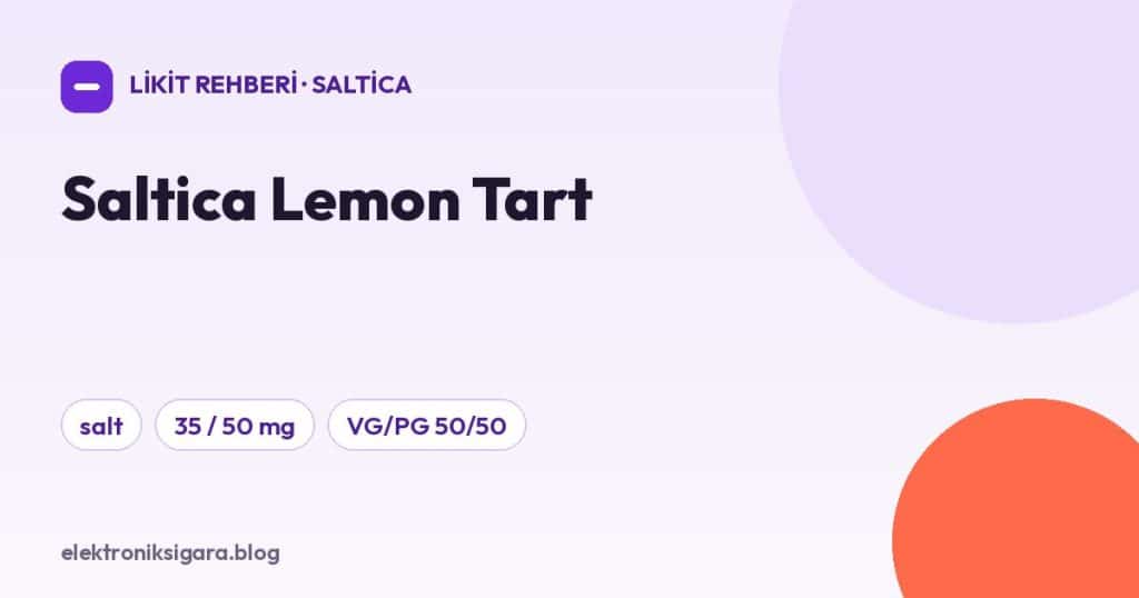Saltica Lemon Tart