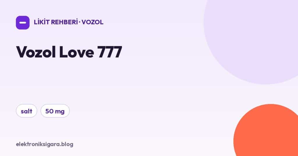 Vozol Love 777