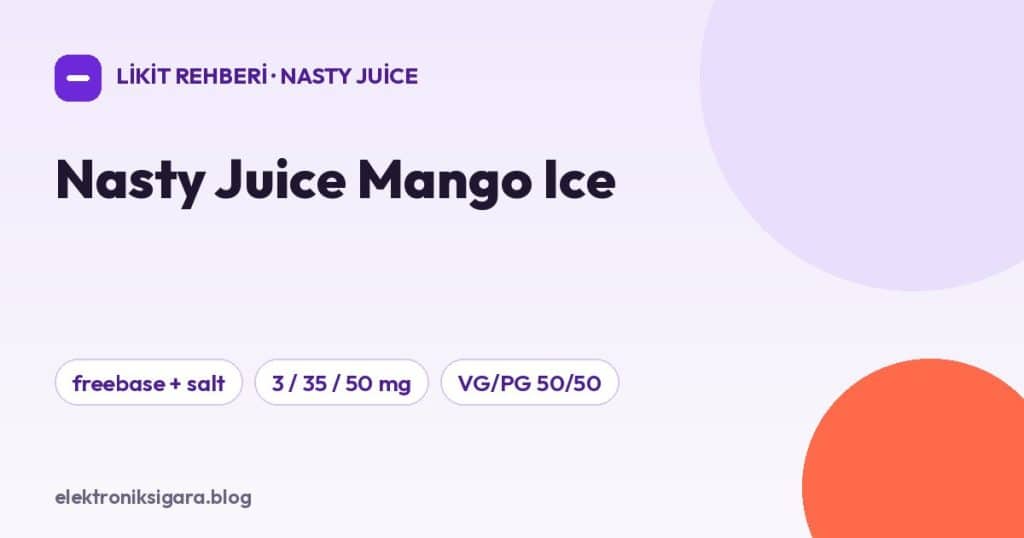 Nasty Juice Mango Ice