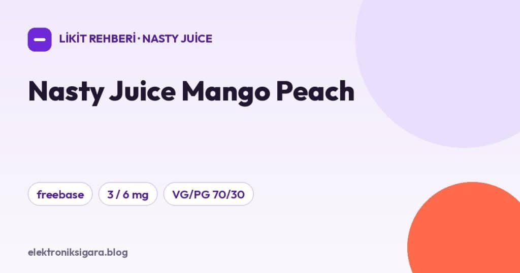 Nasty Juice Mango Peach