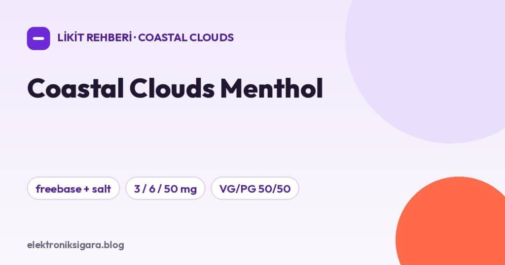 Coastal Clouds Menthol