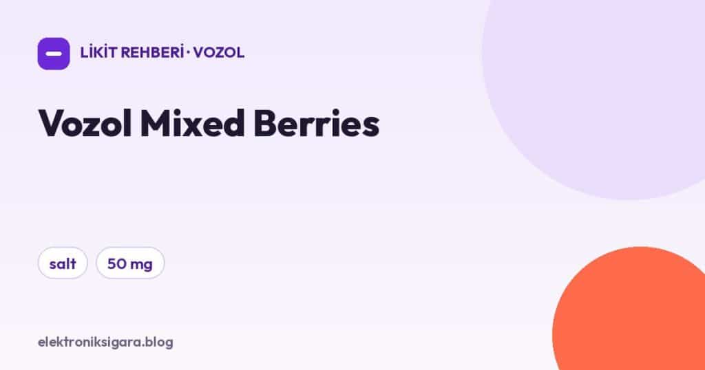 Vozol Mixed Berries