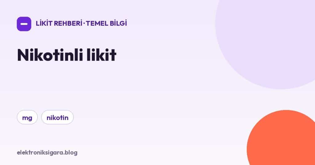 Nikotinli likit