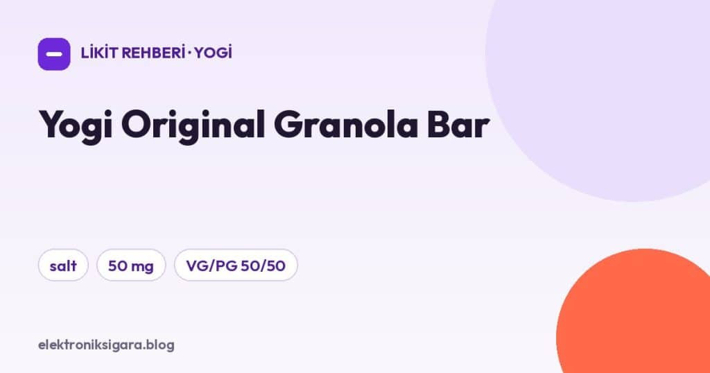 Yogi Original Granola Bar