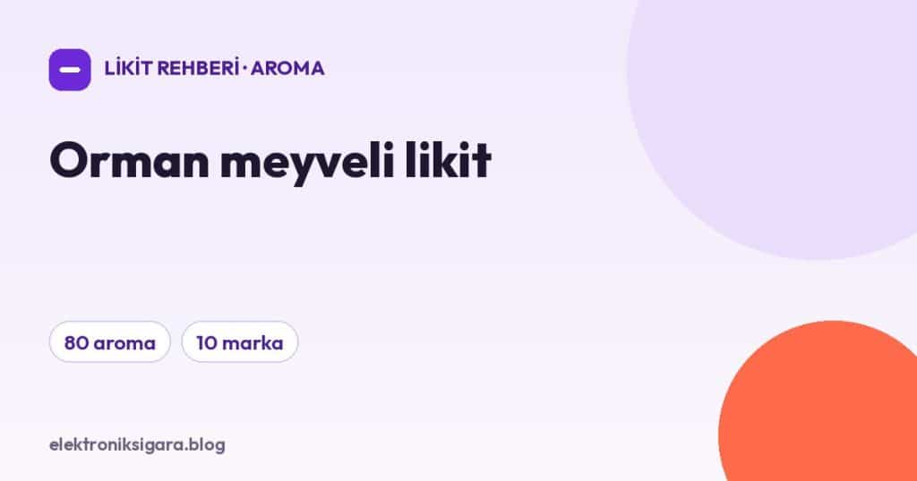 Orman meyveli likit