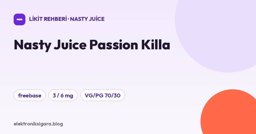 Nasty Juice Passion Killa