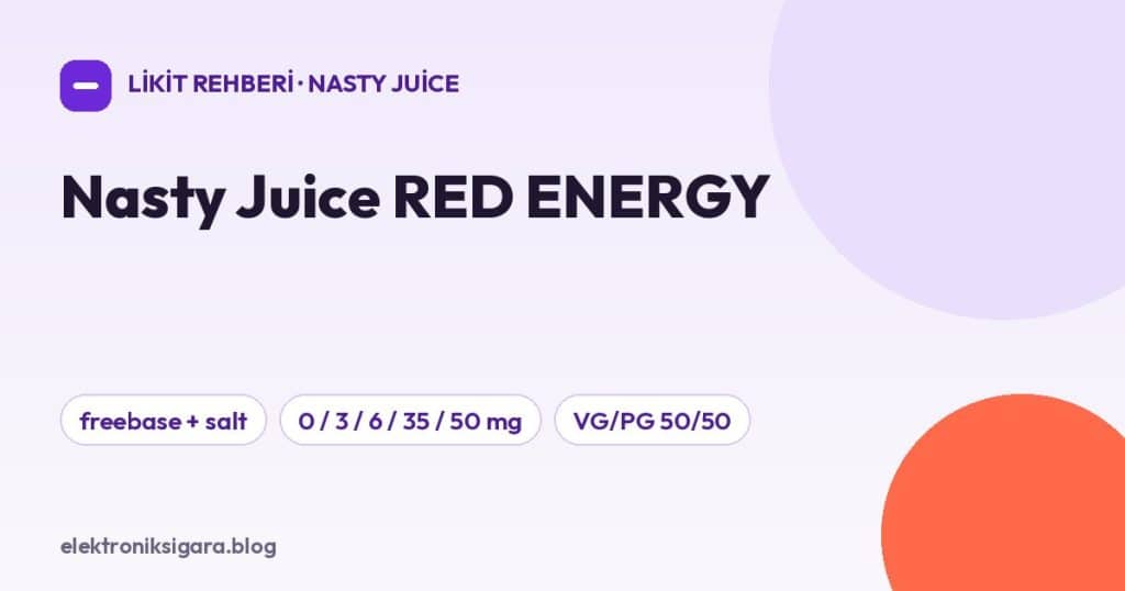 Nasty Juice RED ENERGY