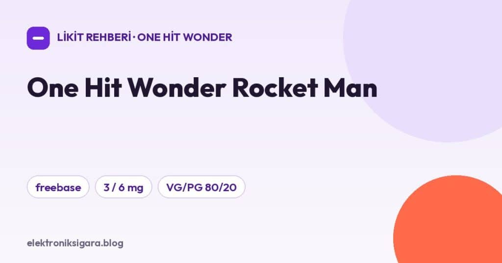 One Hit Wonder Rocket Man