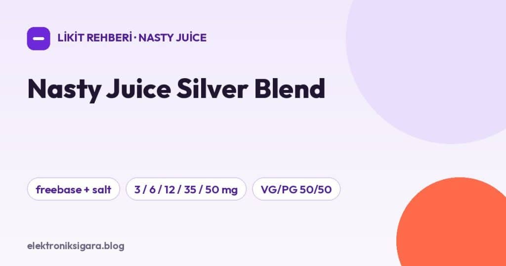 Nasty Juice Silver Blend