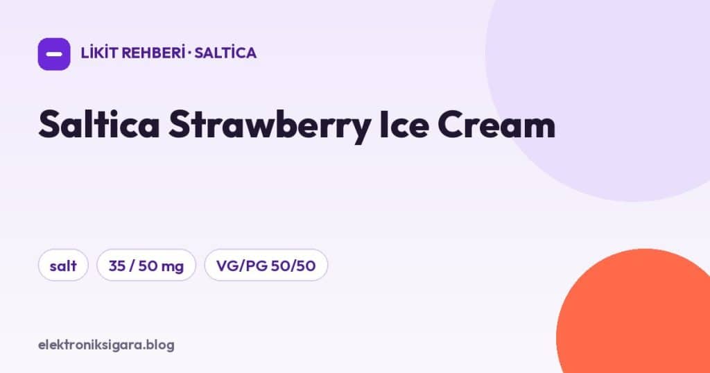 Saltica Strawberry Ice Cream