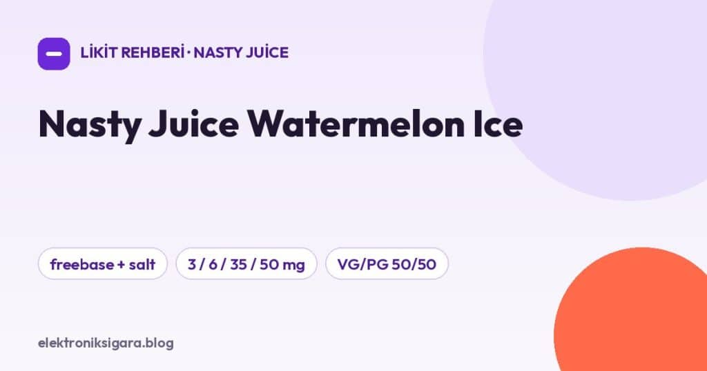 Nasty Juice Watermelon Ice